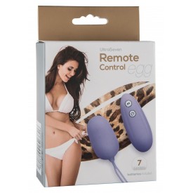 Сиреневое виброяйцо Remote Control Vibrating Egg с пультом ДУ